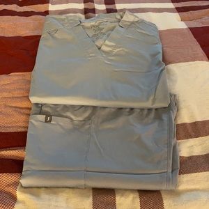 Jaanuu scrubs light blue